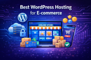 Best WordPress hosting for e-commerce websites with fast speed, secure servers, and WooCommerce optimization