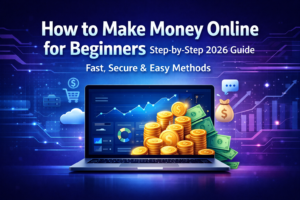 How to Make Money Online for Beginners Step-by-Step 2026 Guide